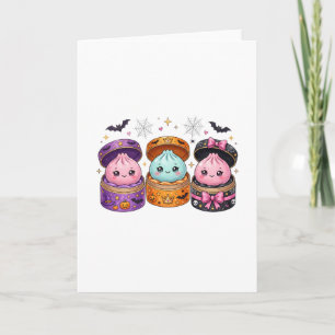 Halloween Dumpling Squishies in Sparkly Mystery Card