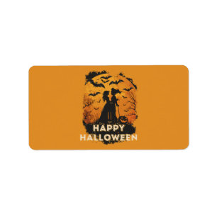 Halloween duo in moonlight label