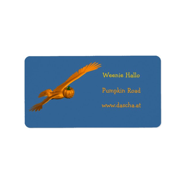 Halloween Eagle Label (Front)