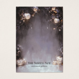 Halloween Earring Display Card