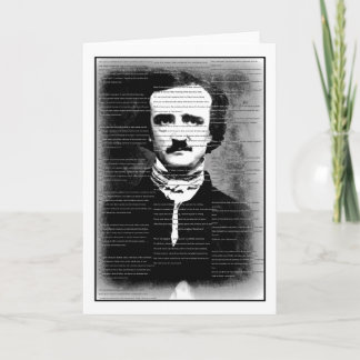 Halloween ... Edgar Allen Poe's Poem, "The Raven" Card