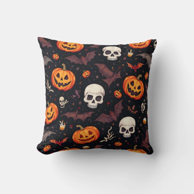 Halloween Edition Throw Pillow (Front)