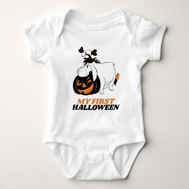 Halloween Eeyore | My First Halloween Baby Bodysuit (Front)