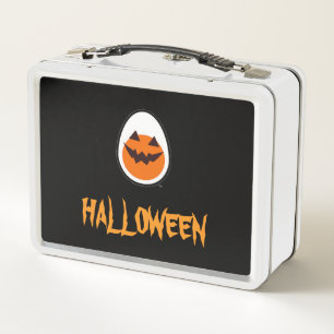 Halloween egg metal lunch box