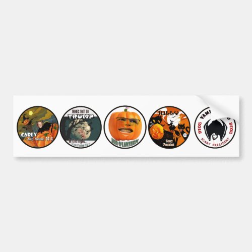 Halloween Election 2016 Bumper Sticker