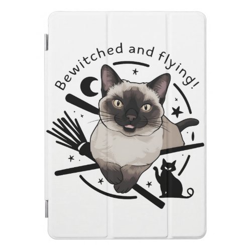 Halloween Elegance The Flying Siamese cat iPad Pro Cover