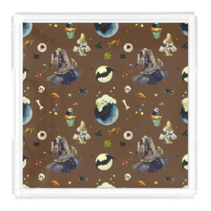 Halloween Elements Acrylic Tray
