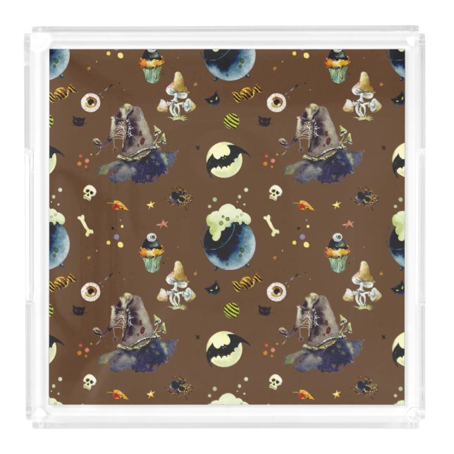 Halloween Elements Acrylic Tray (Front)