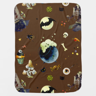 Halloween Elements Baby Blanket