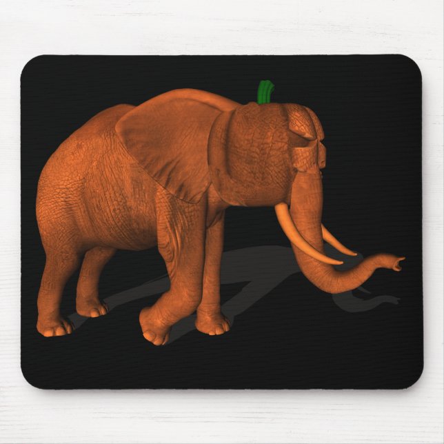 Halloween Elephant Mouse Pad (Front)
