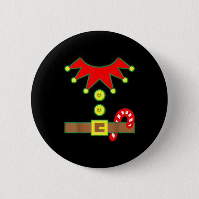 Halloween Elf Costume For Kids Men &amp; Women  Button (Front)