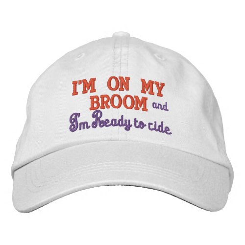 Halloween Embroidered Cap