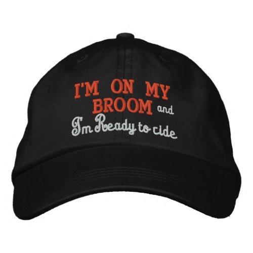 Halloween Embroidered Cap