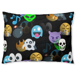 halloween emoji animal pet puppy cat dog bed