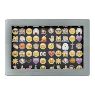 halloween emoji belt buckle