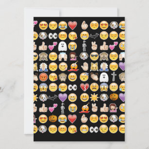 halloween emoji card