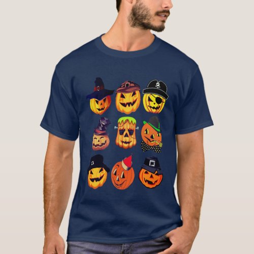 Halloween Emoji Collection Funny Halloween Shirt