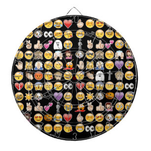 halloween emoji dart board