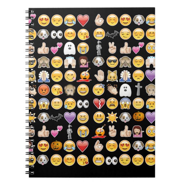 halloween emoji notebook (Front)