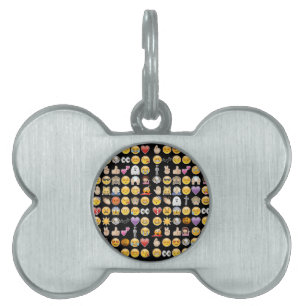 halloween emoji pet name tag