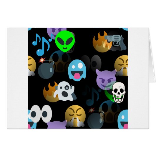 halloween emojis cards (Front Horizontal)