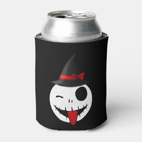 Halloween Emoticon Can Cooler