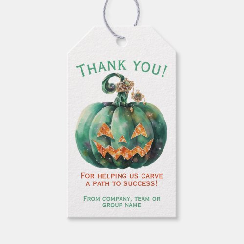 Halloween Employee Appreciation Thank You Gift Tags
