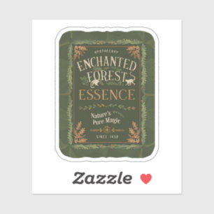 Halloween Enchanted Forest Essence Potion Sticker