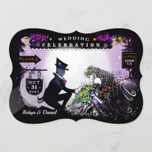 Halloween Enchantment Wedding - Together With Invitation