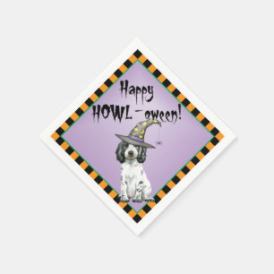 Halloween English Cocker Spaniel Napkins