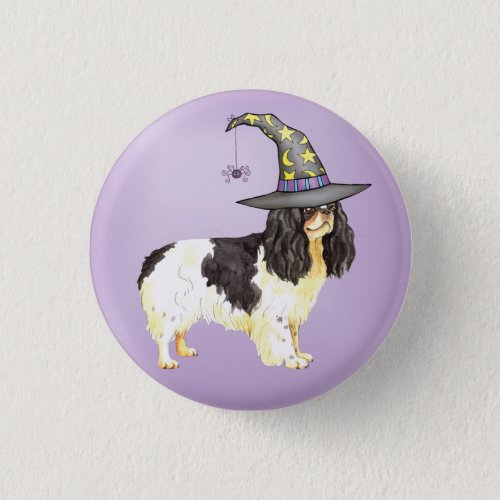 Halloween English Toy Spaniel Pinback Button