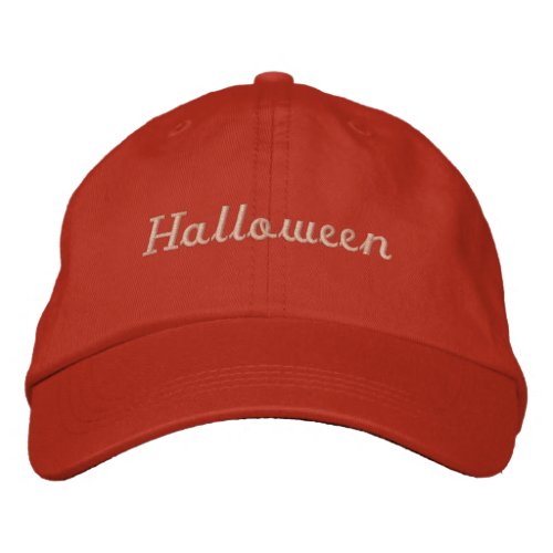 Halloween enjoying fun with friends Handsome_Hat Embroidered Baseball Cap
