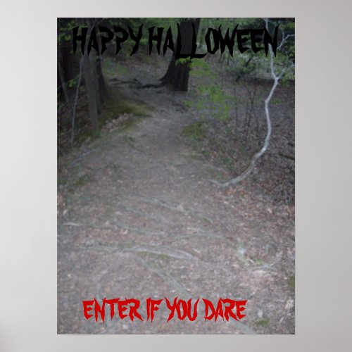 HALLOWEEN ENTER IF YOU DARE poster