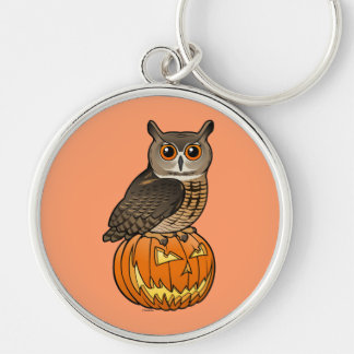 Halloween Eurasian Eagle Owl Keychain