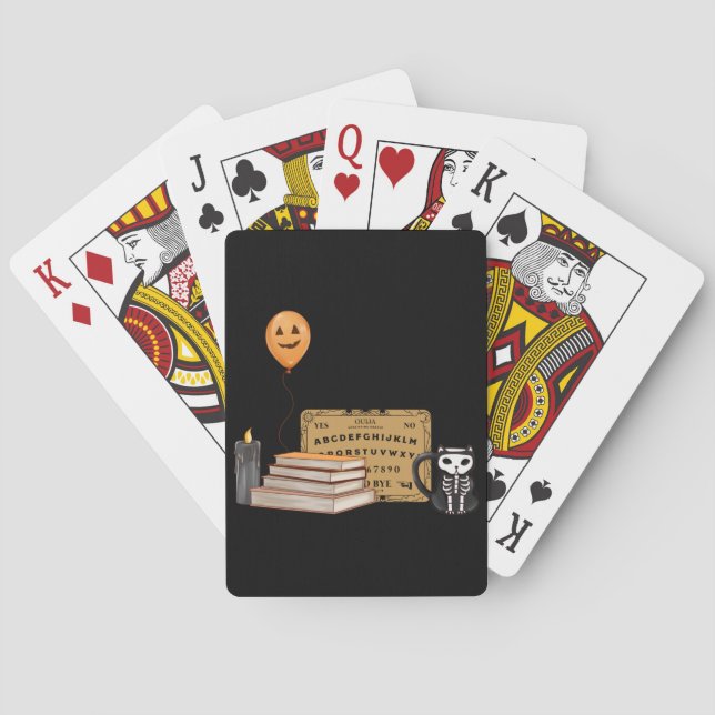 halloween eve redbubble poker cards (Back)