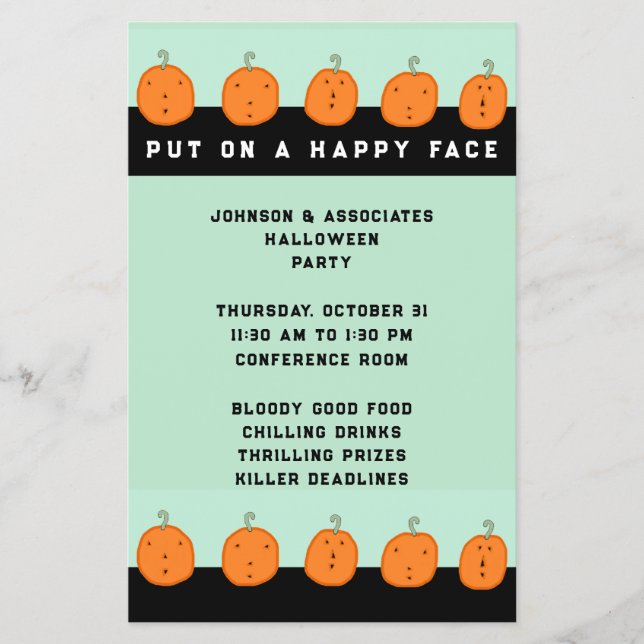 Halloween Event Flyer (Front)