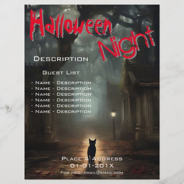 Halloween Event Promotion Flyer (Front)