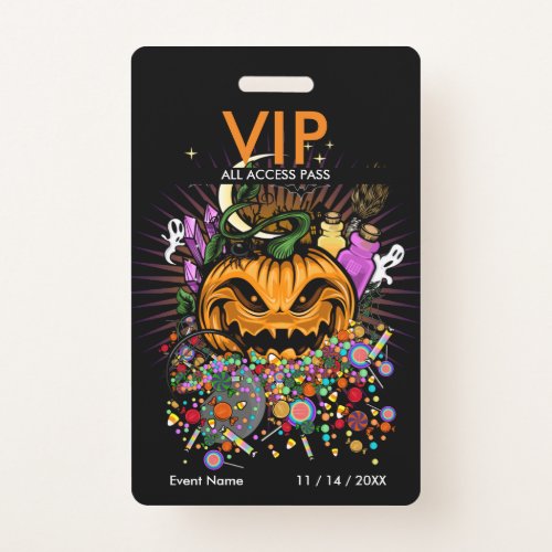 Halloween Event VIP Access Pass Badge