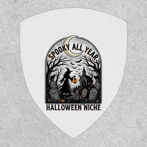 Halloween Everyday Shirt Spooky All Year Design_1 Patch