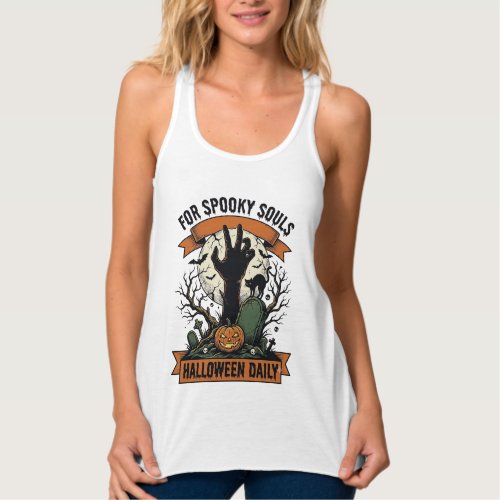 Halloween Everyday Shirt Vintage Spooky Hand Art_1