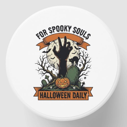 Halloween Everyday Shirt Vintage Spooky Hand Art_1 Mini Candle Favors