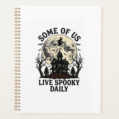 Halloween Everyday Shirt with Vintage Haunted Moon Planner