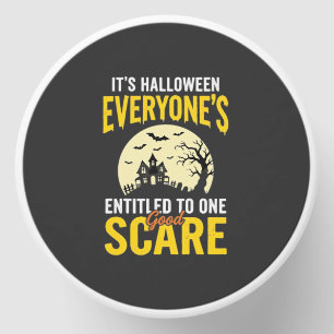 Halloween Everyone Entitled One Scare Design_1 Mini Candle Favors