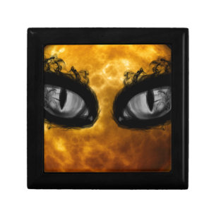 Halloween evil eyes jewelry box