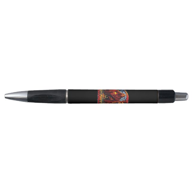 Halloween Evil skeleton, Pumpkin Pen (Front)