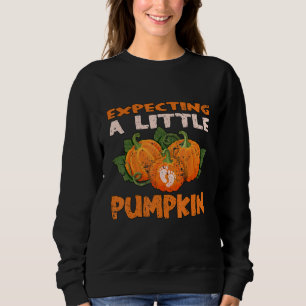 Halloween Expecting A Little Pumpkin Gender Reveal Sweatshirt
