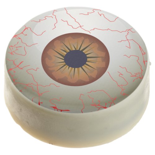 Halloween Eyeball Brown Chocolate Covered Oreo