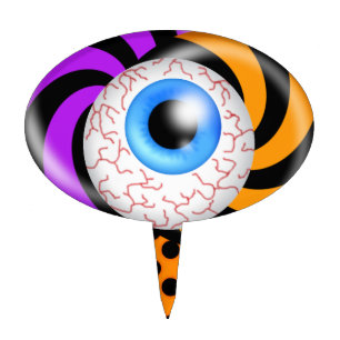 Halloween Eyeball Cake Pick - SRF