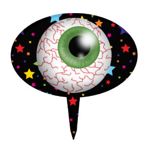 Halloween Eyeball Cake Pick - SRF