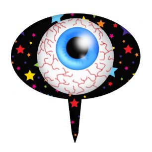 Halloween Eyeball Cake Pick - SRF